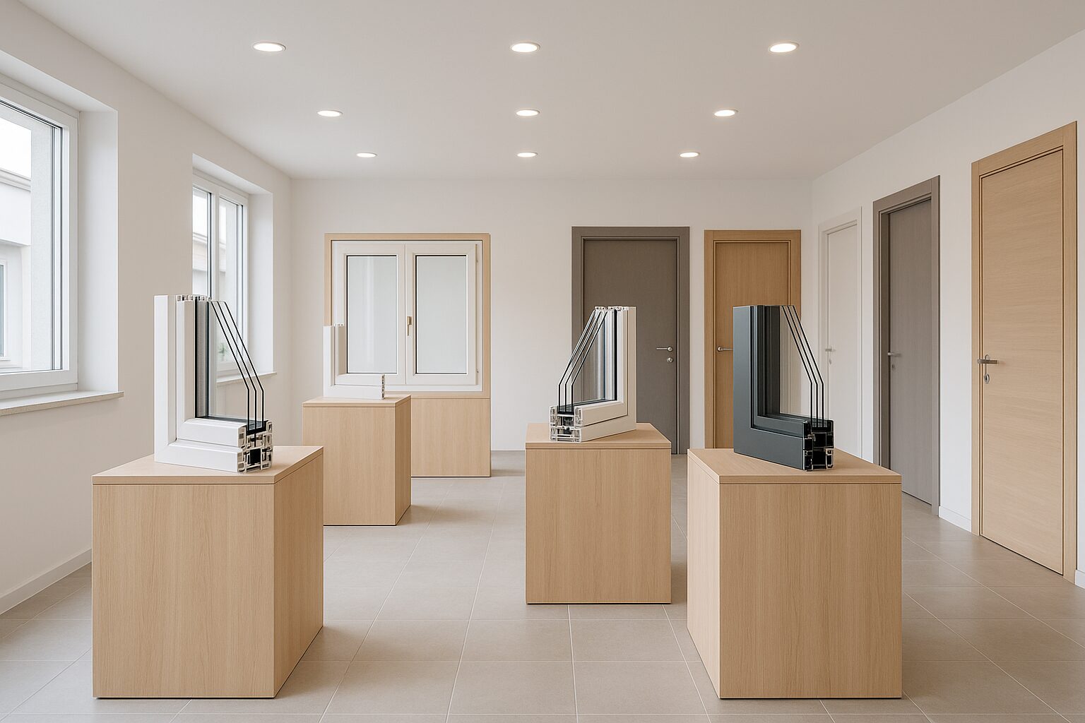 Zanzariere e grate blindate nello showroom TSZ